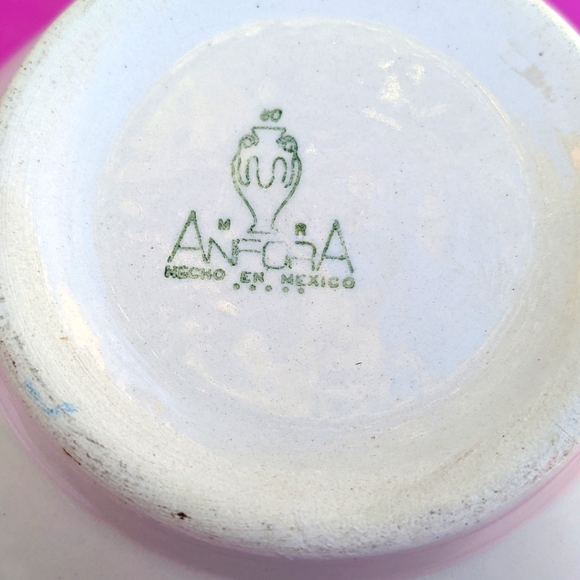 Anfora Mexico blue & white roses bowl - Picture 8 of 8